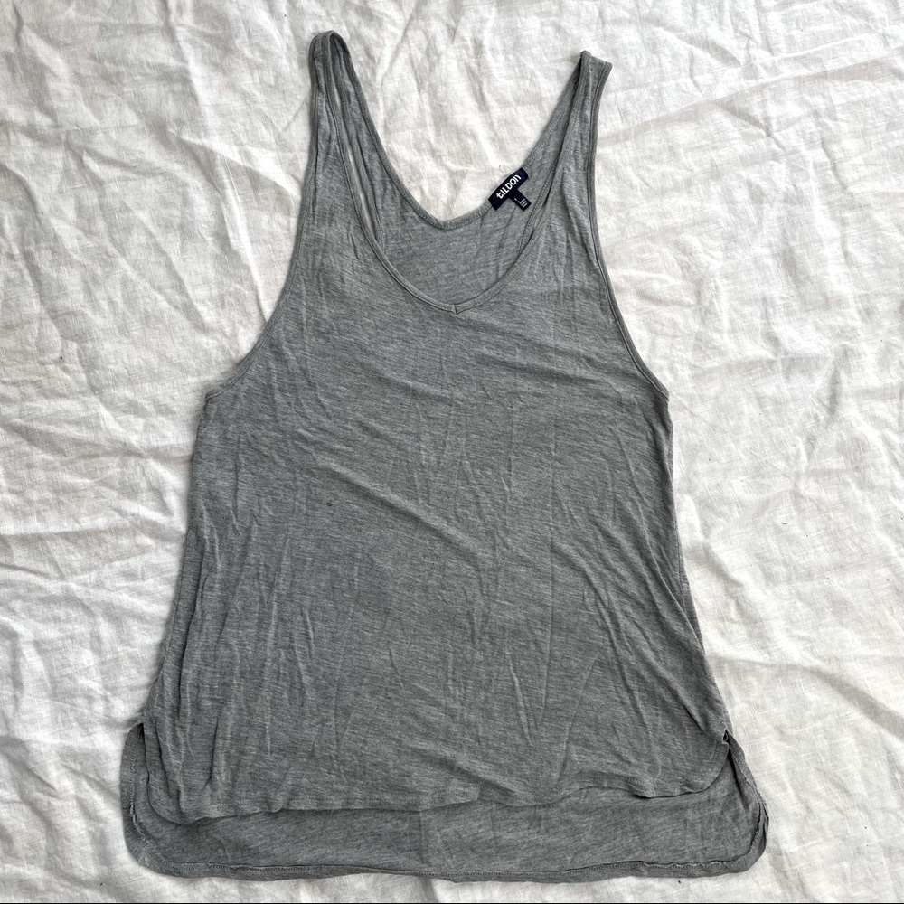 Gray workout soft tee